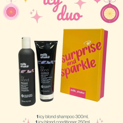 christmas icy blond duo gift box set